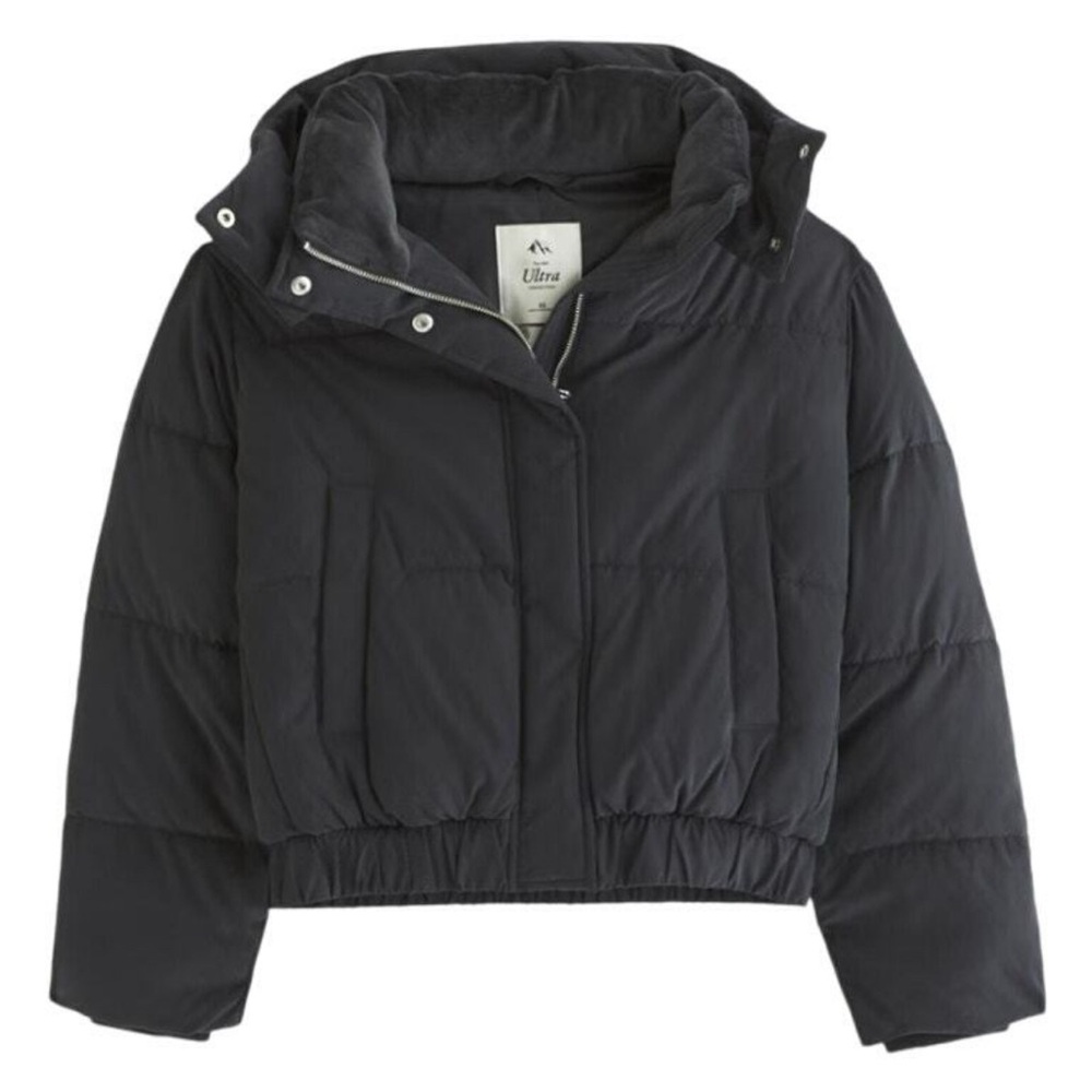 Abercrombie & Fitch Ultra Collection Size XL Black Puffer Jacket
